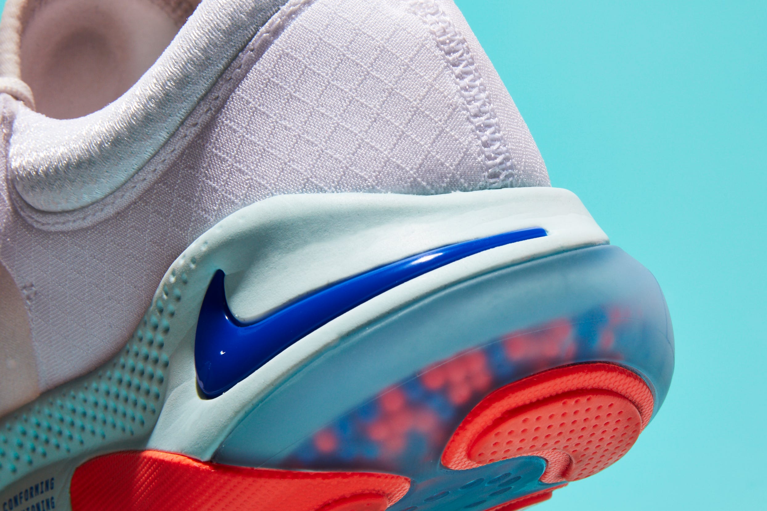 Footwear, White, Blue, Shoe, Turquoise, Orange, Aqua, Electric blue, Sneakers, Athletic shoe, 