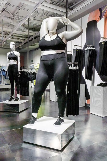 Black Nike Training Pro Plus Size Tights