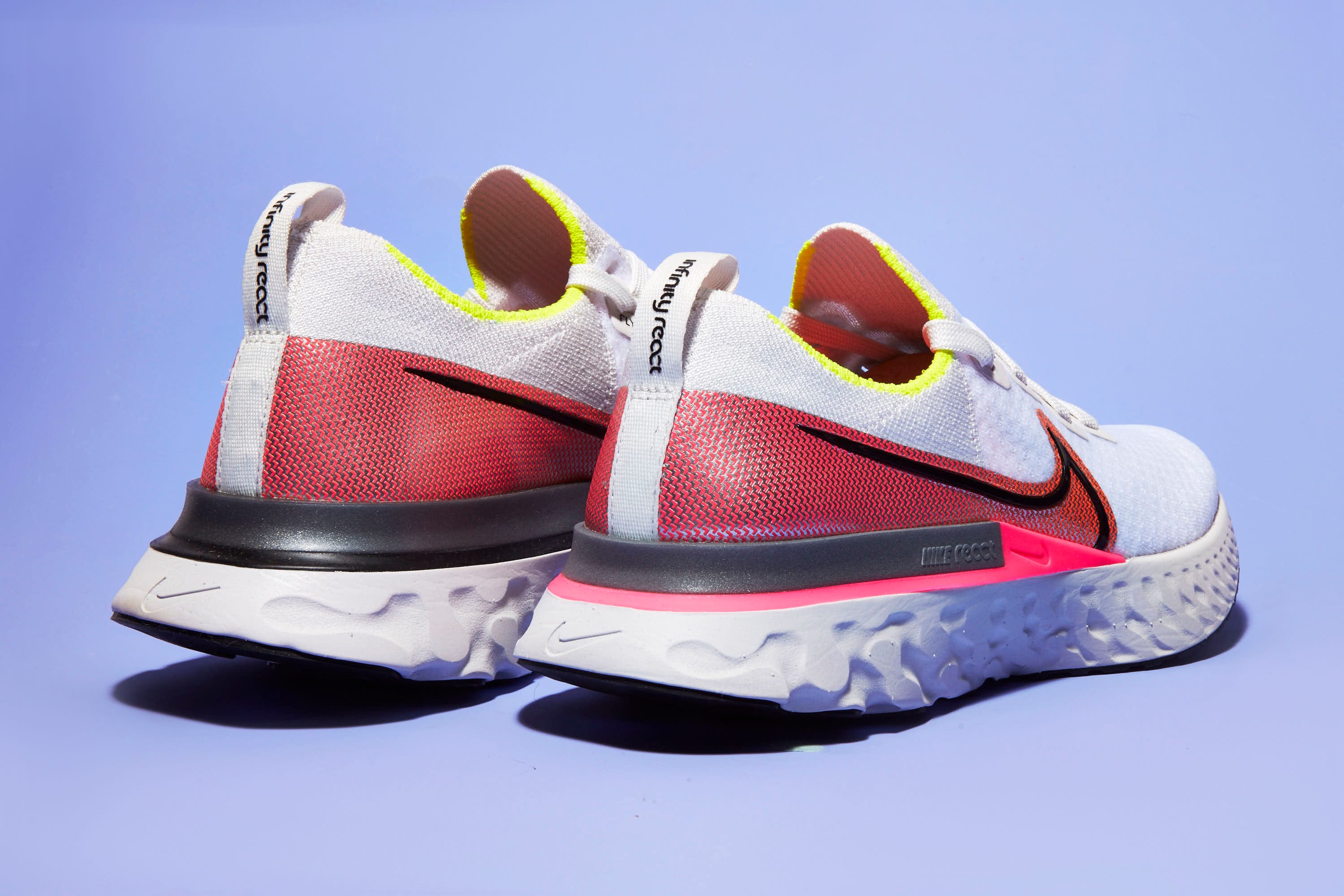 Footwear, Shoe, White, Sportswear, Walking shoe, Sneakers, Product, Outdoor shoe, Orange, Running shoe, 