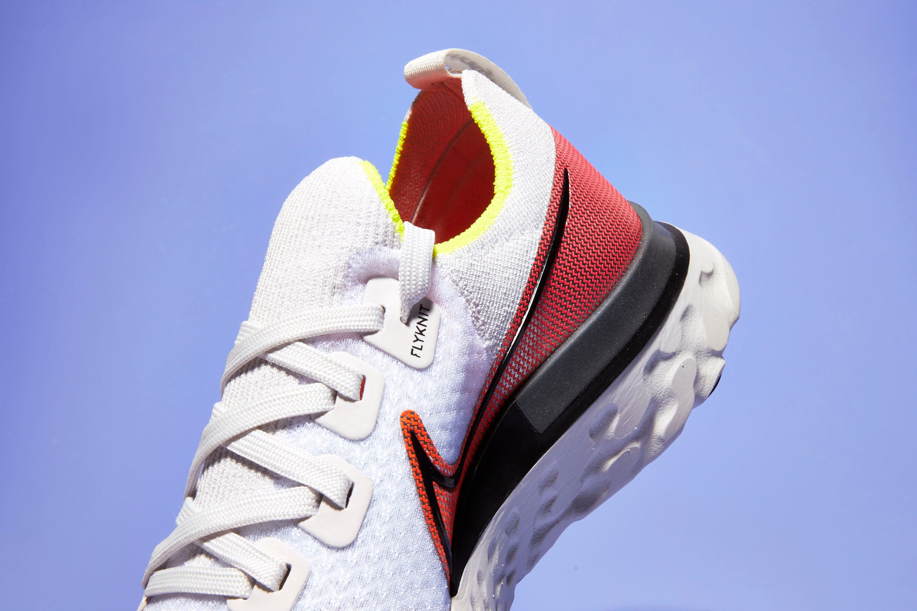 White, Footwear, Shoe, Sneakers, Athletic shoe, Carmine, Outdoor shoe, Nike free, 