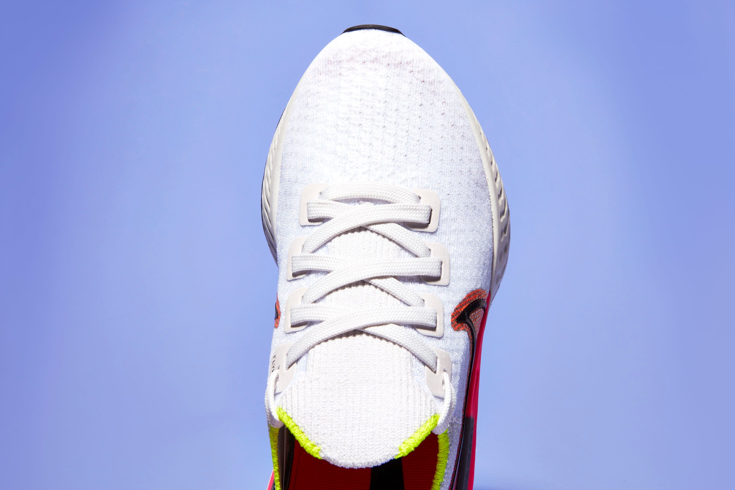 Footwear, White, Shoe, Yellow, Orange, Athletic shoe, Nike free, Sneakers, Outdoor shoe, Space, 
