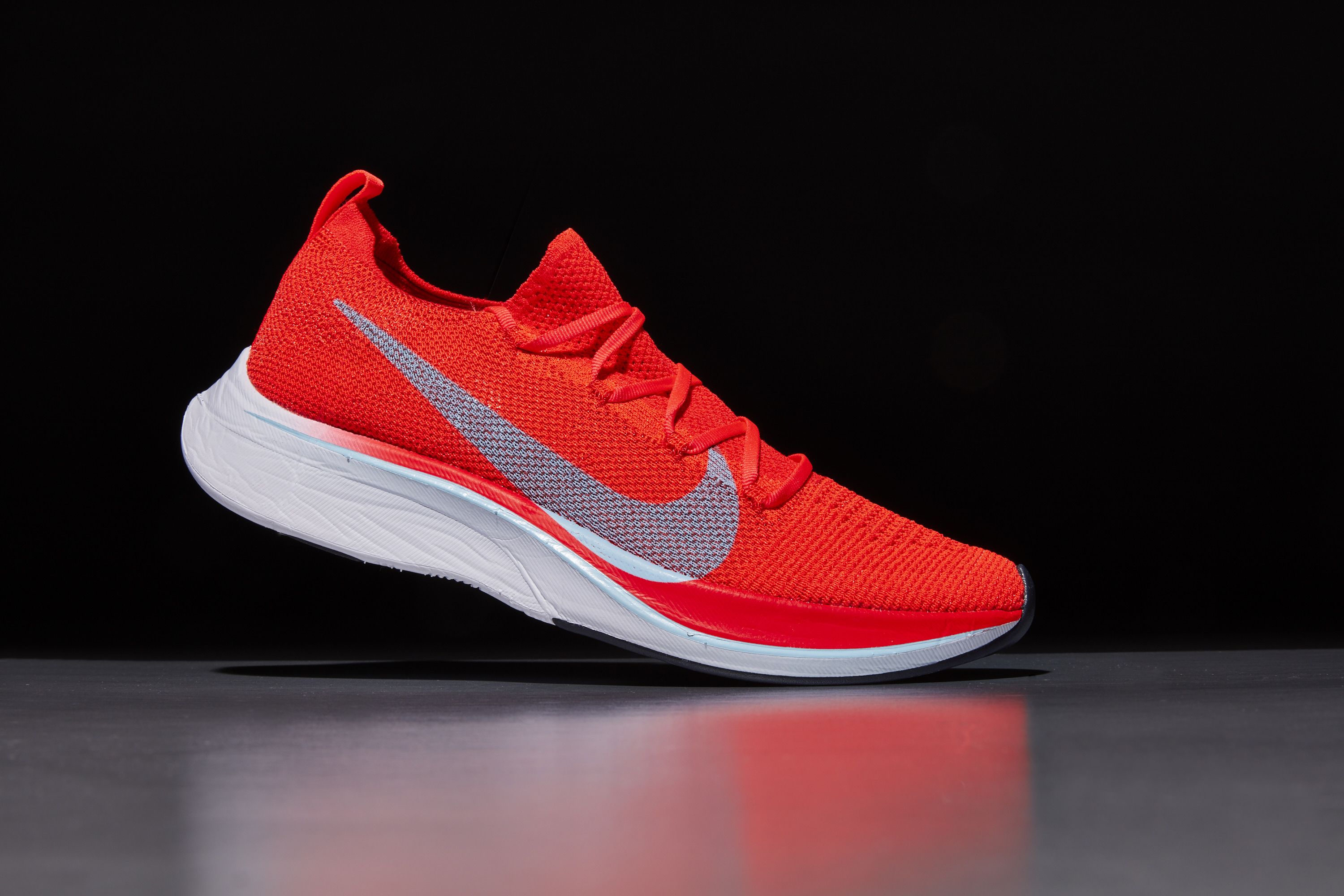 Vaporfly 4 flyknit outlet running shoe - red