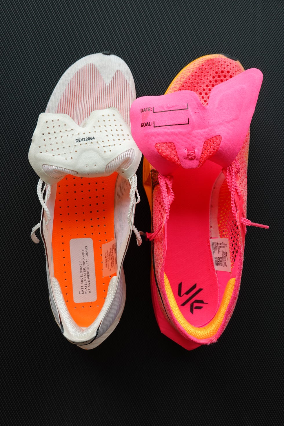 nike vaporfly 4 vs 3 overhead shot