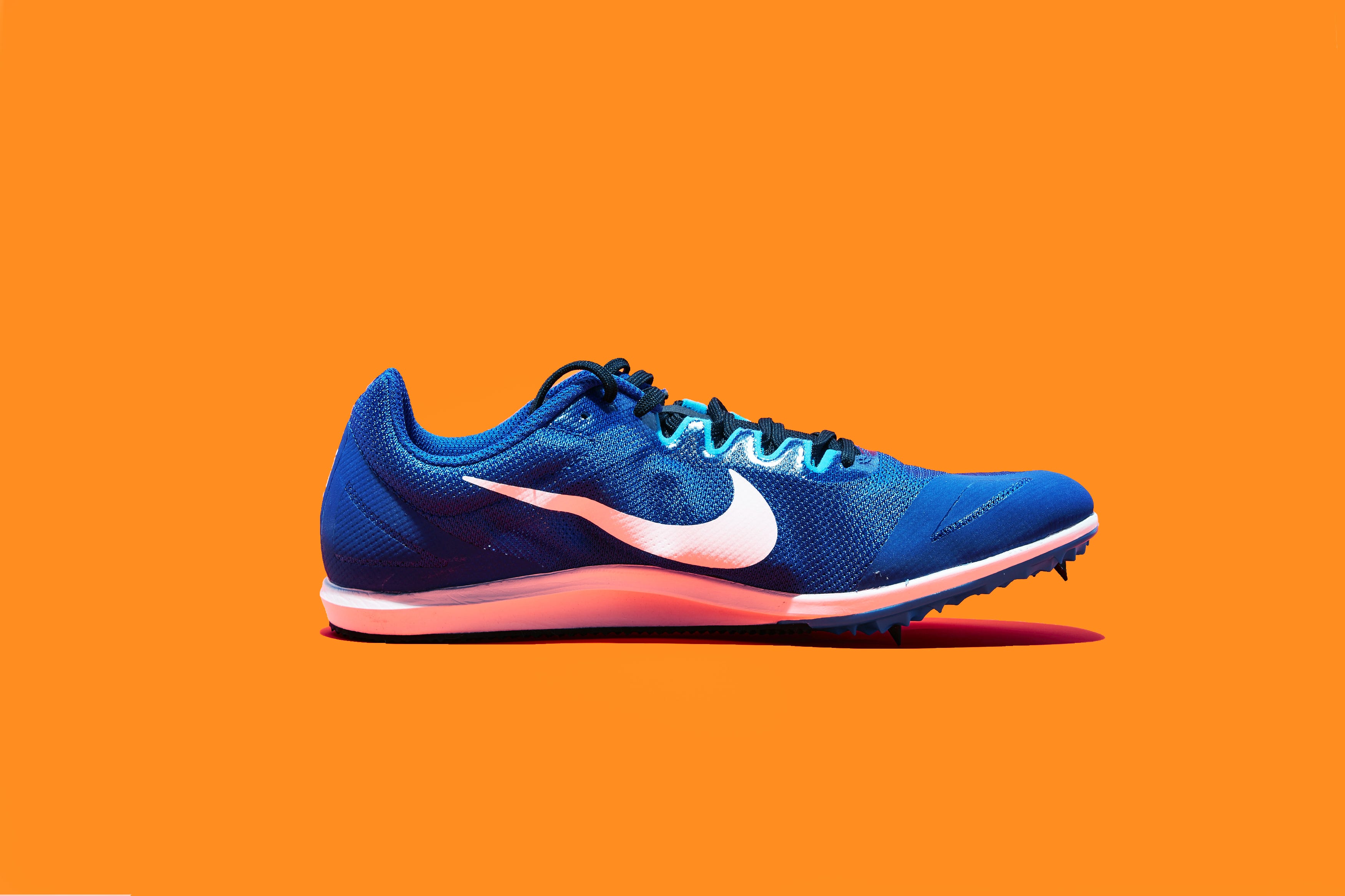 Shoe, Footwear, Running shoe, Outdoor shoe, Orange, Sneakers, Athletic shoe, Walking shoe, Blue, Cross training shoe, 