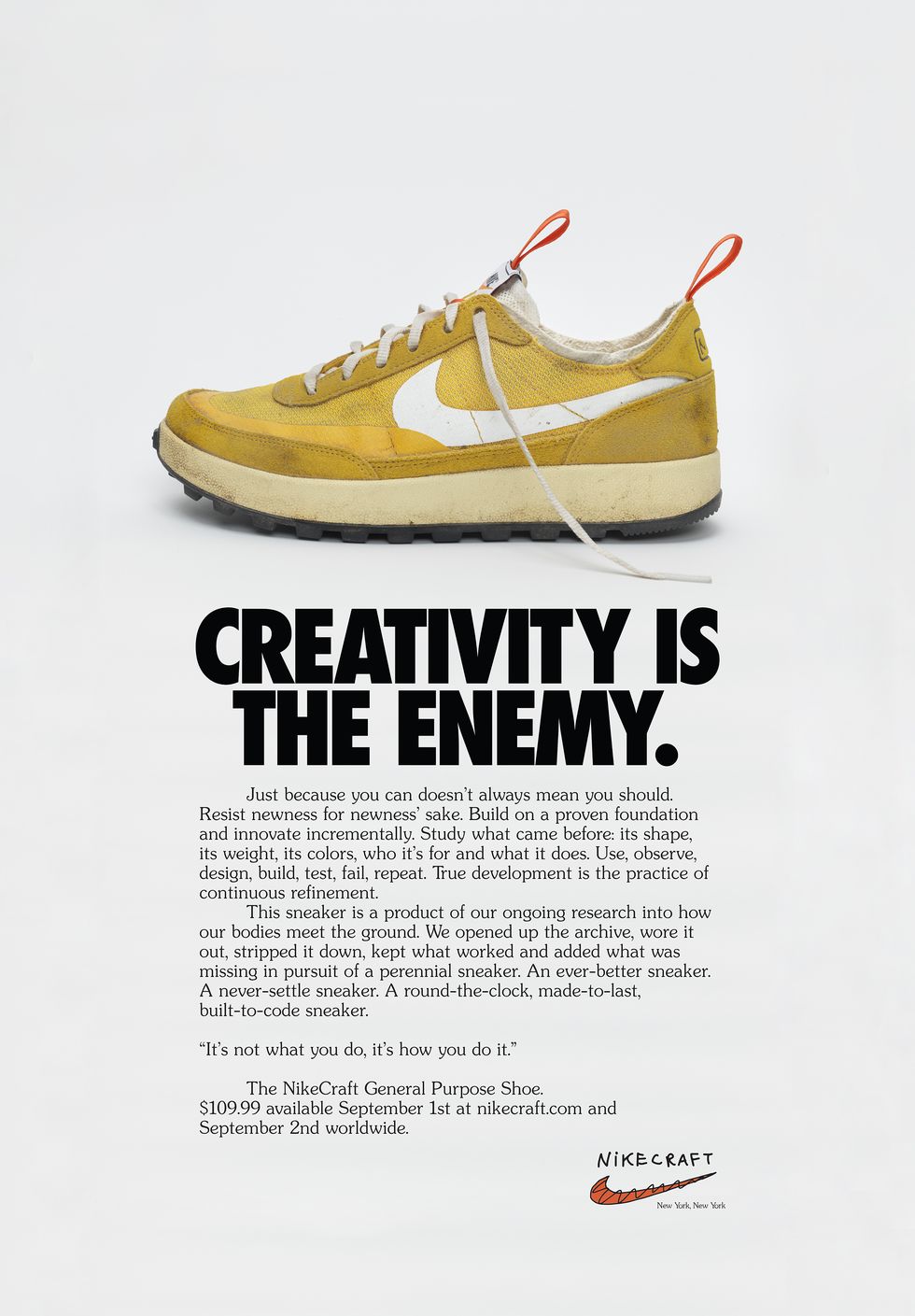 Tom Sachs x Nike Craft General Purpose Shoe in 2023