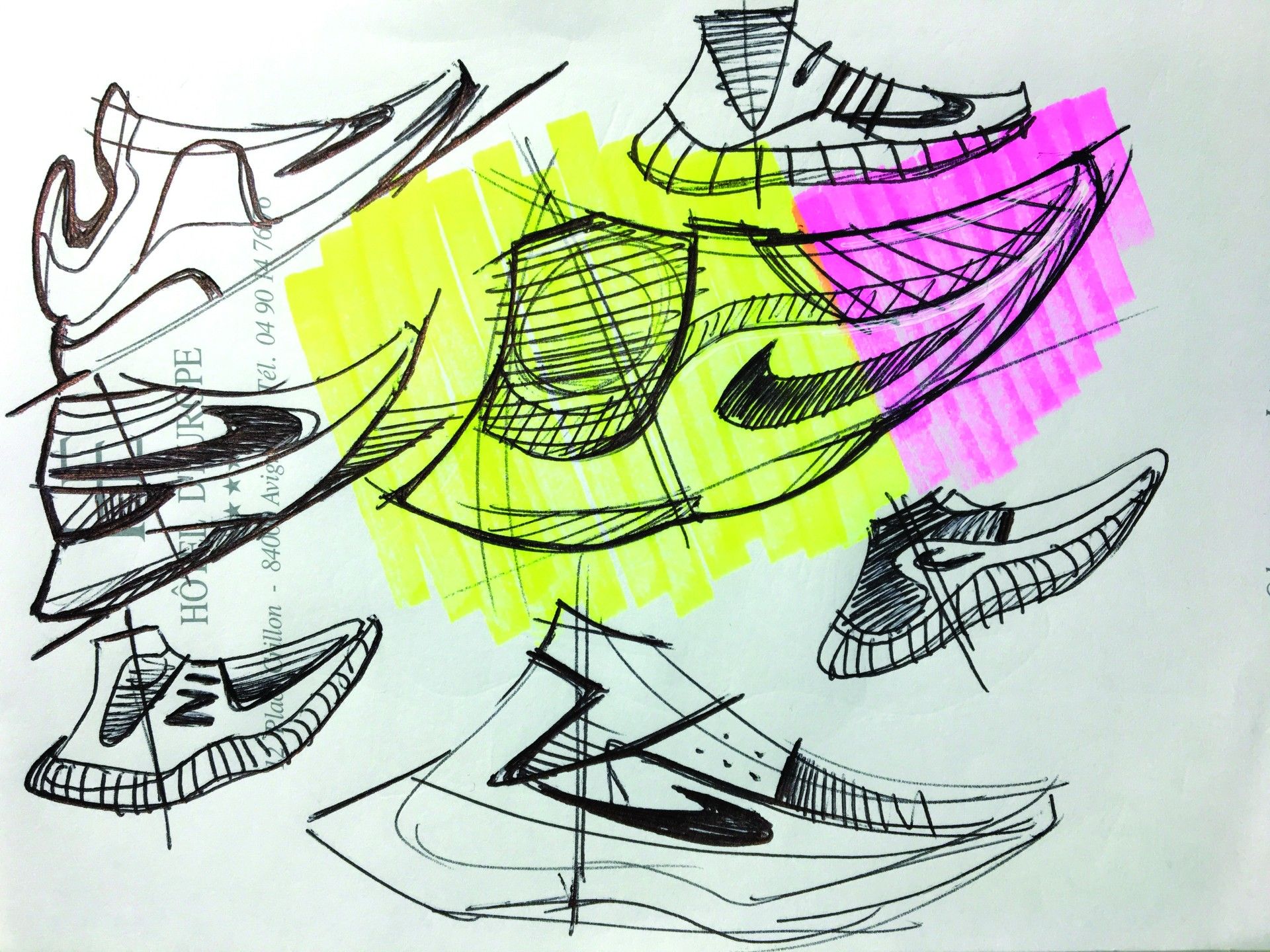 Nike Lunar SUPERSLIM 10 on Industrial Design Served  Shoe design sketches  Design sketch Industrial design sketch