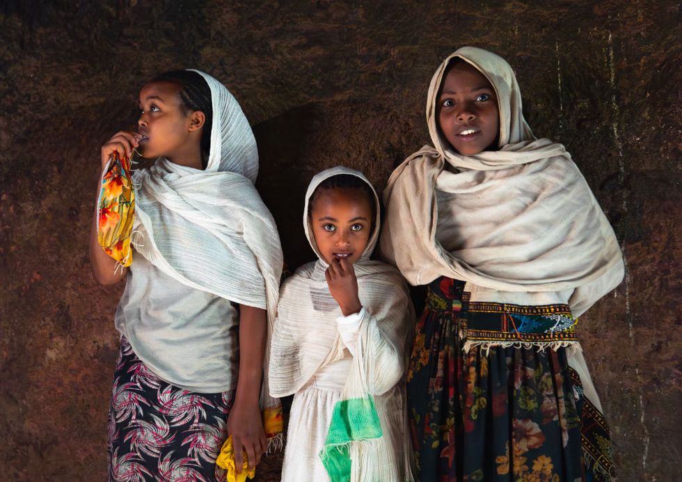 niñas etíopes