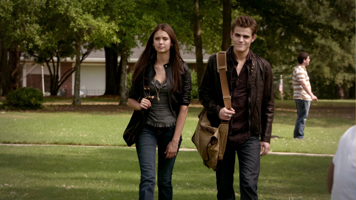 Vampire Diaries stars Nina Dobrev and Paul Wesley tease show reunion