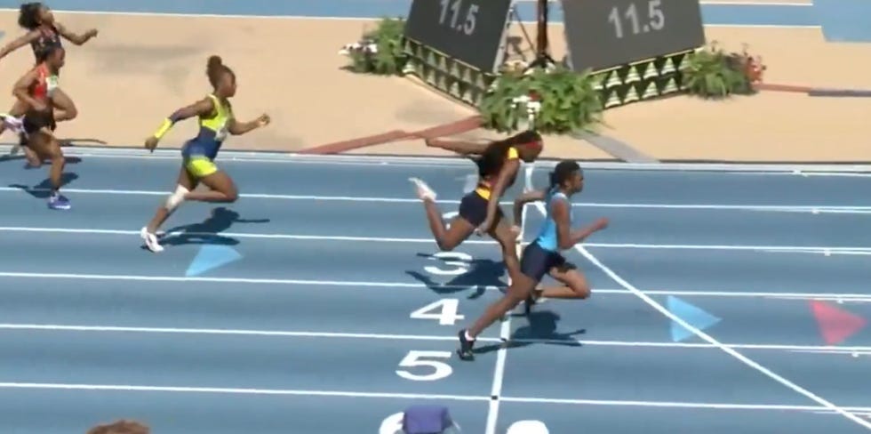 melanie doggett zhoe holt récord del mundo 100m femenino