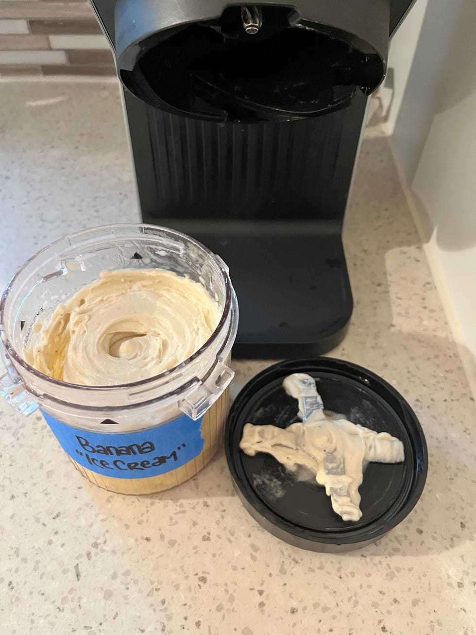 ninja creami pint of banana ice cream
