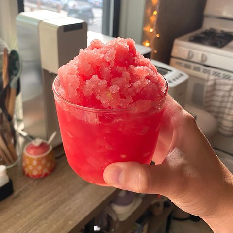 watermelon snow cone