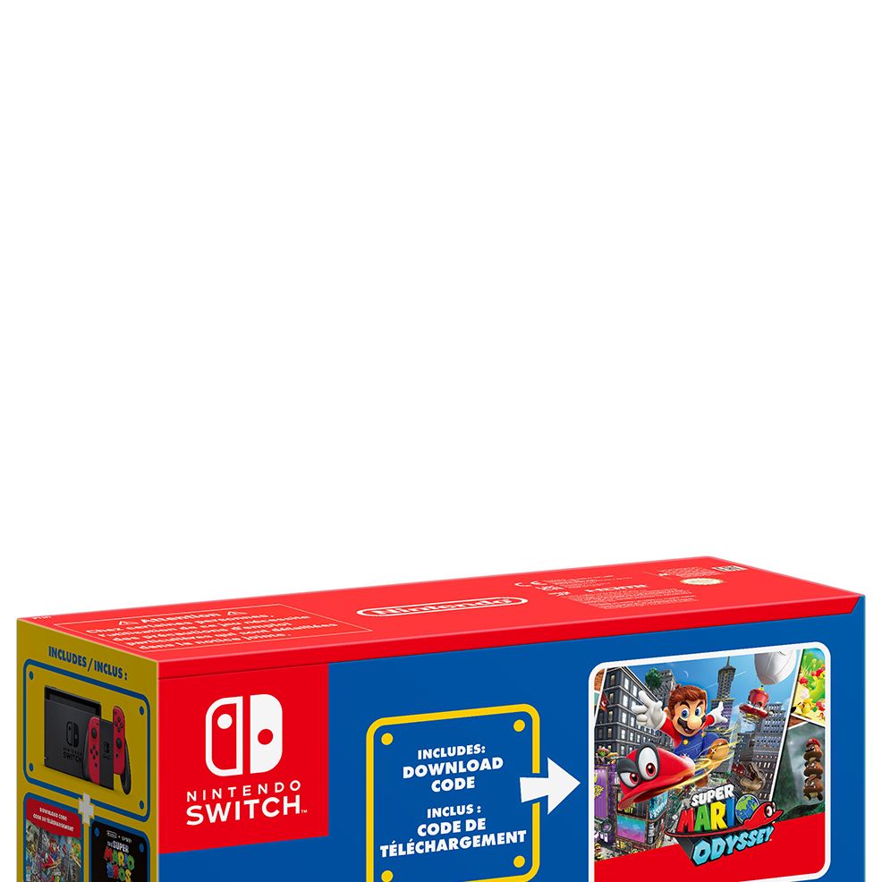Jogo Super Mario Party Digital + Red & Blue Joy Con Bundle