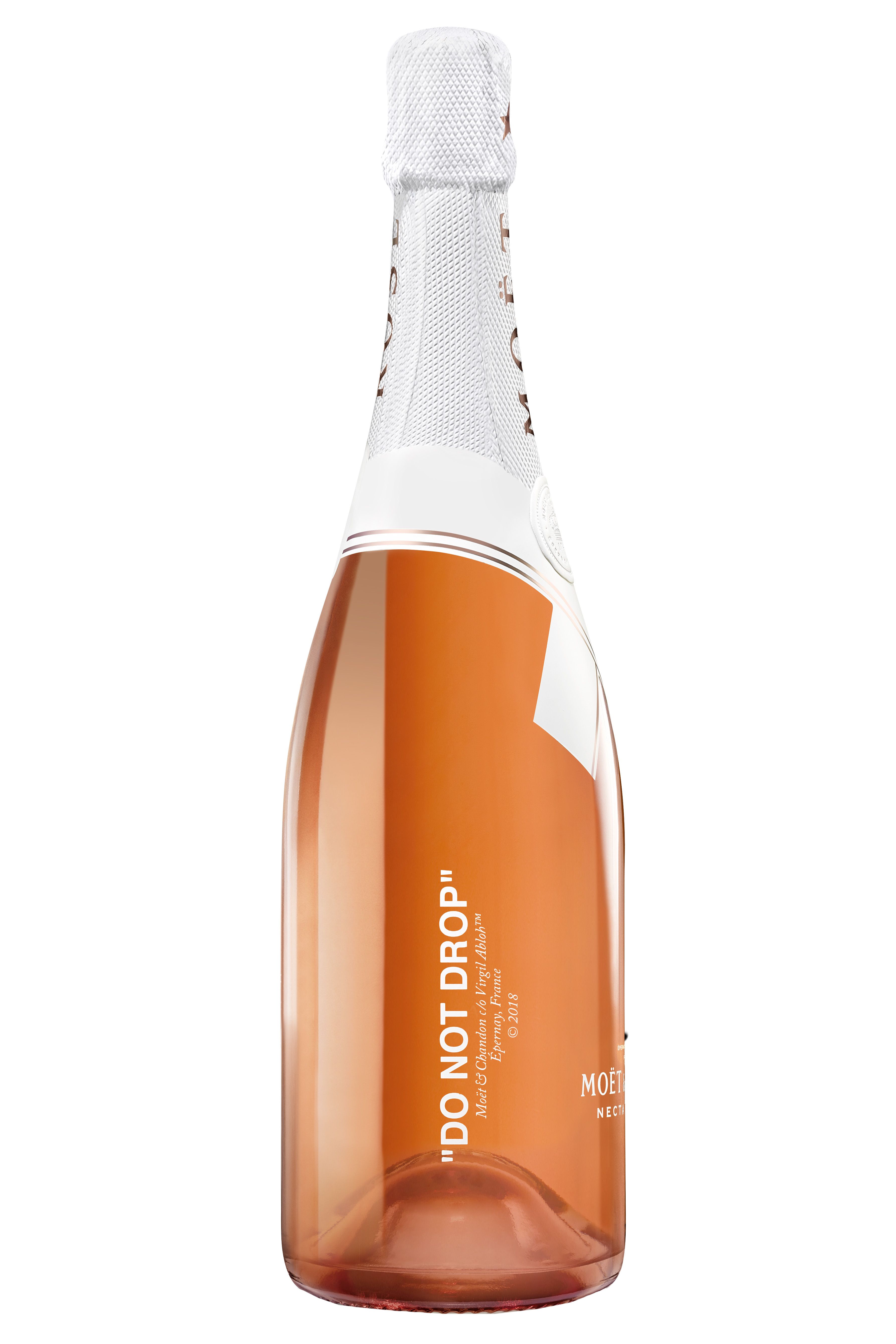 Virgil Abloh designs Champagne bottle for Moët & Chandon