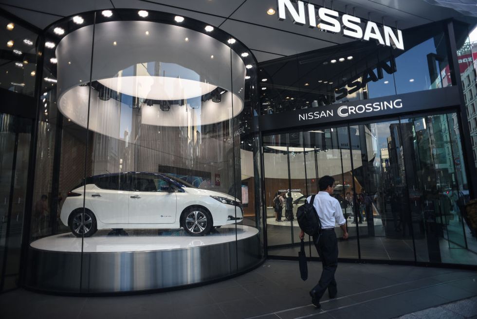 nissan crossing in ginza
