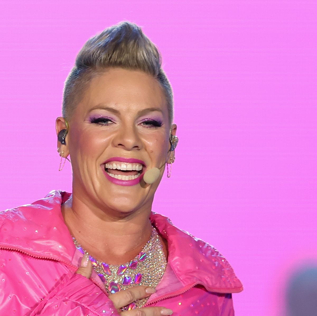 Pink's Legs And Butt Are Epic In A Sparkly Leotard In Tour Pics