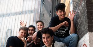 NEW KIDS ON THE BLOCK: Donnie WAHLBERG, Joey McINTYRE, Danny WOOD, Jonathan KNIGHT and Jordan KNIGHT