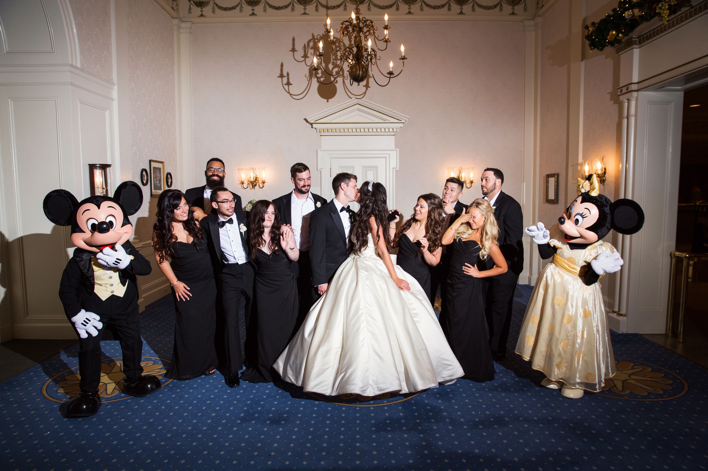 This Couple Had Minnie & Mickey at Their Wedding Instead of Food