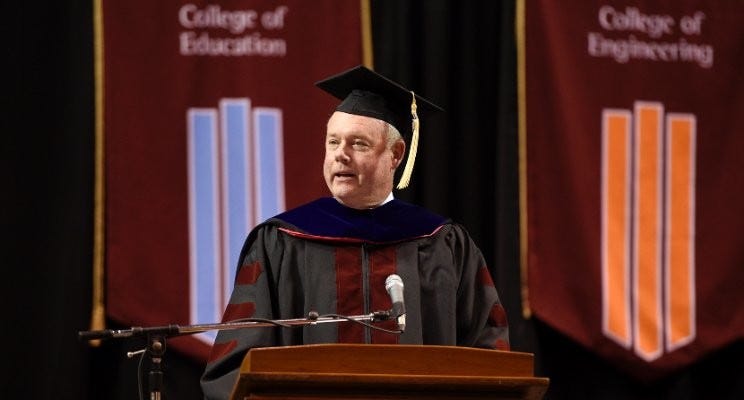 Speech, Academic dress, Graduation, Scholar, Public speaking, Event, Phd, Headgear, Speaker, Mortarboard, 