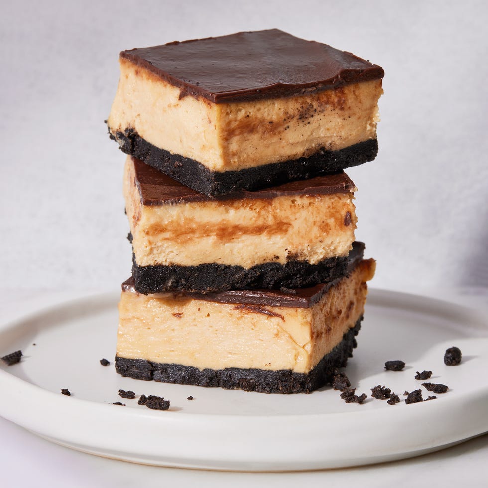nobake buckeye cheesecake bars
