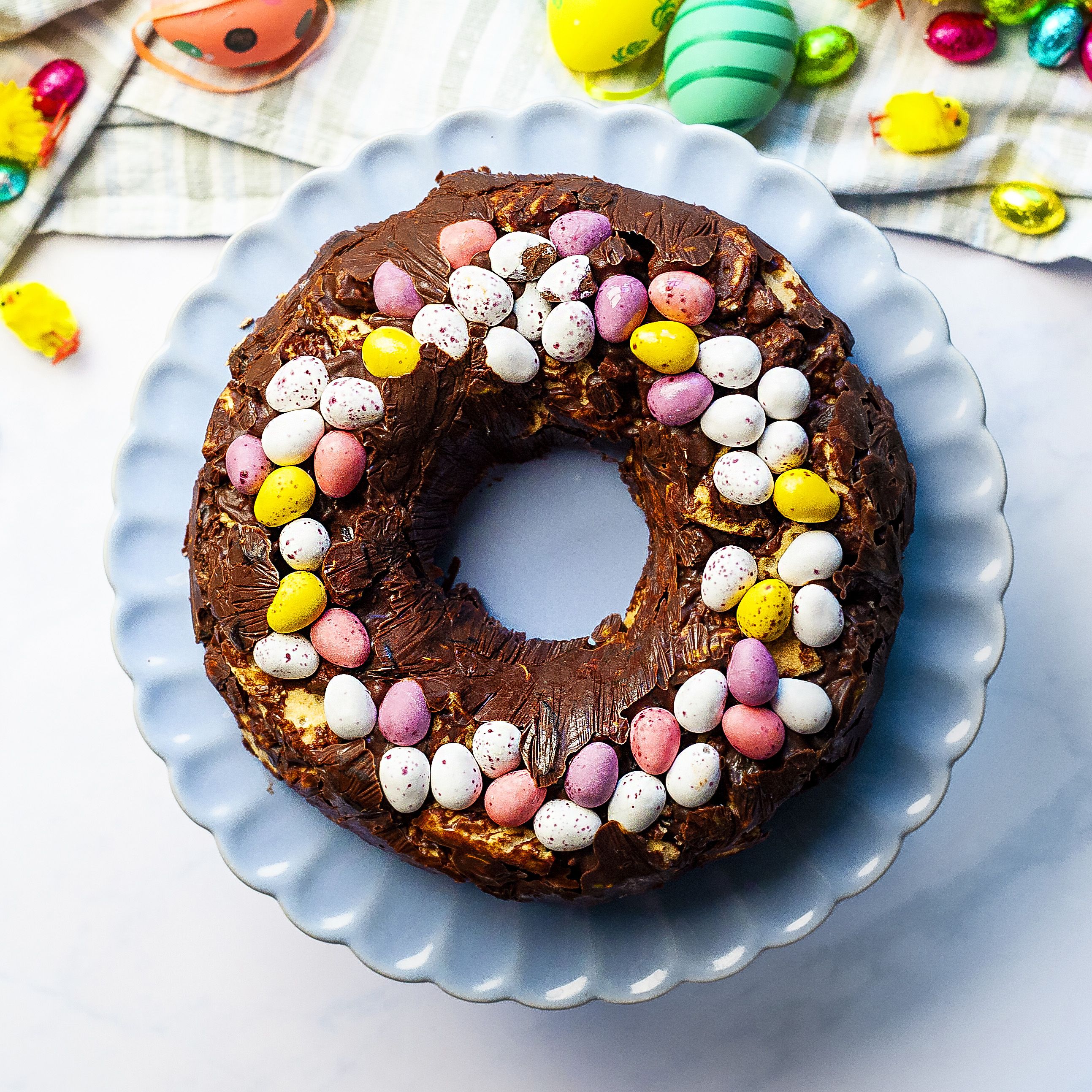 Cadbury Chocolate Cake with Mini Eggs Recipe - What the Redhead said