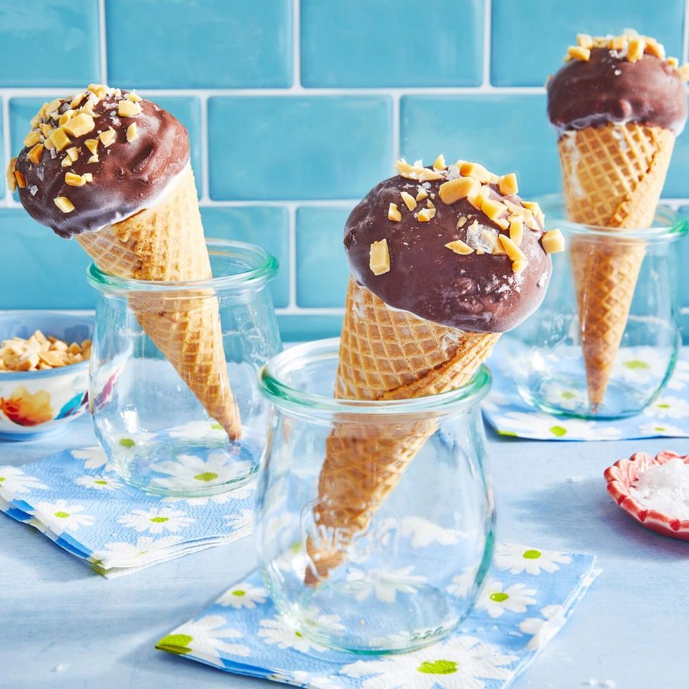 no bake desserts drumstick ice cream cones