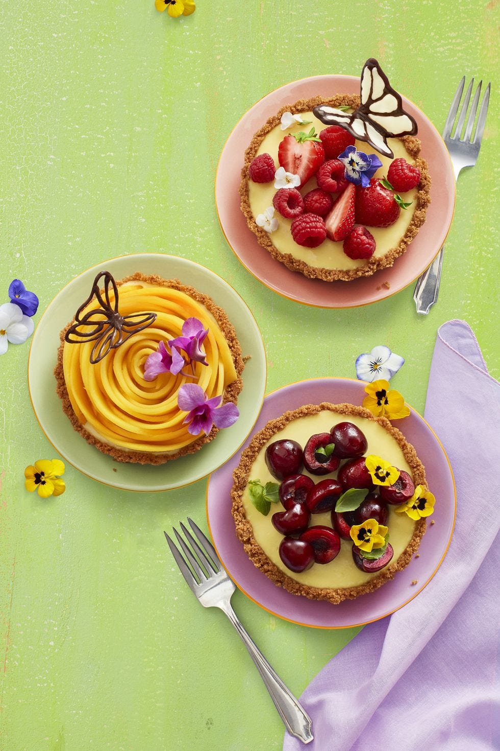 no bake lemon tarts