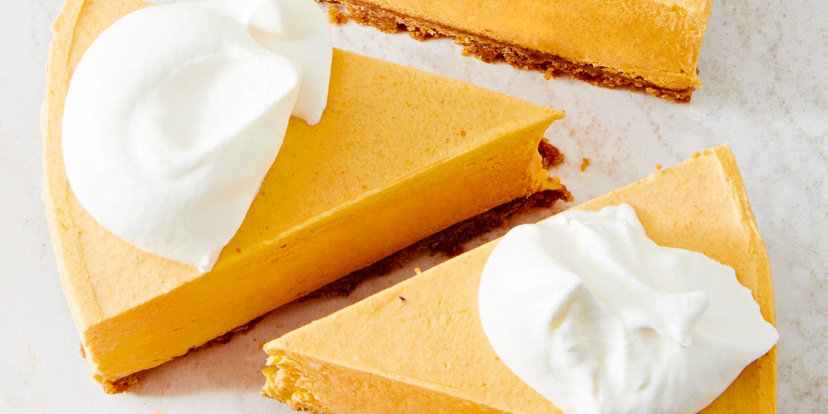 Best No-Bake Pumpkin Cheesecake Recipe - How To Make No-Bake Pumpkin ...