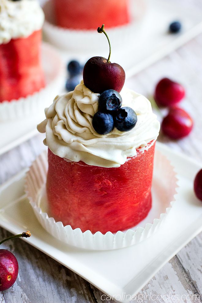 no bake watermelon cupcake recipe