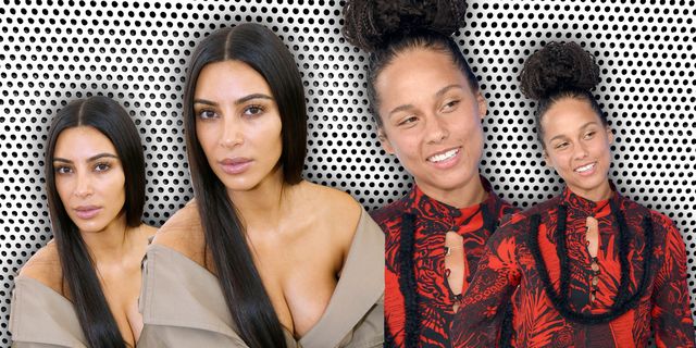 Kim Kardashian, Alicia Keys, no-makeupmovement