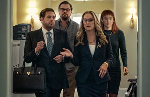 no mires arriba pelicula netflix jonah hill leonardo dicaprio meryl streep jennifer lawrence