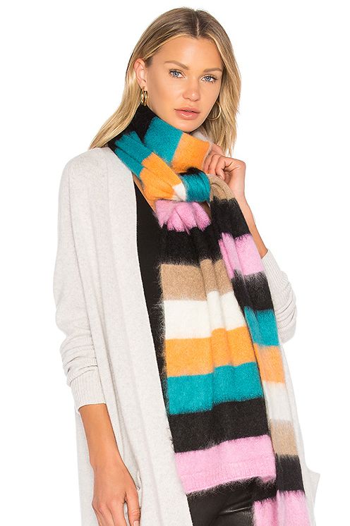 Clothing, Outerwear, Scarf, Turquoise, Stole, Fashion, Neck, Fashion accessory, Wool, Sweater, 