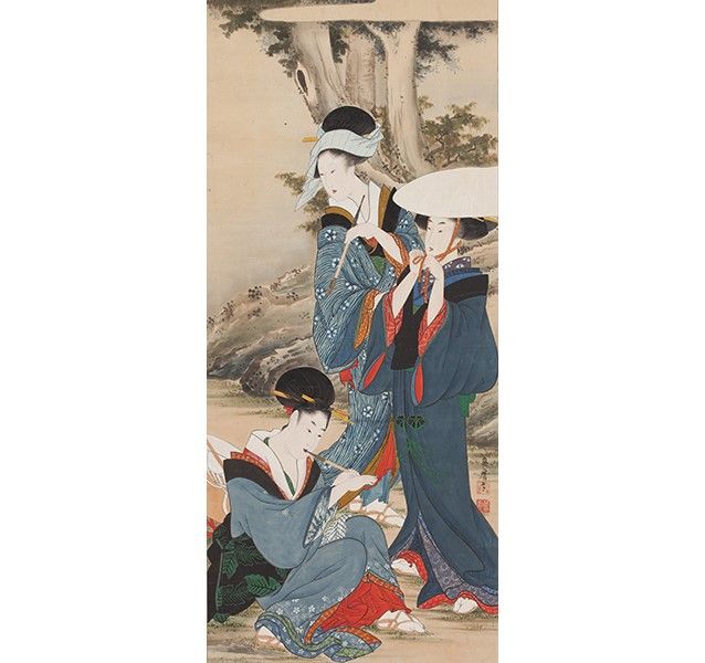 肉筆浮世絵 藤麿（ふじまる） 肉筆浮世絵 藤麿（ふじまる）