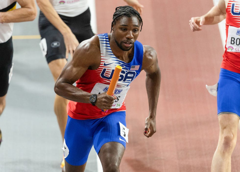 world athletics indoor championships glasgow 2024 day three noah lyles relevo