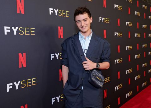 los angeles, california   may 27 noah schnapp attends netflixs stranger things atas official screening at raleigh studios hollywood on may 27, 2022 in los angeles, california photo by emma mcintyregetty images for netflix