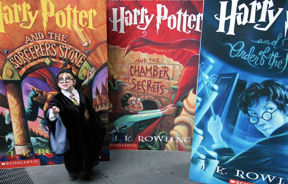 sixth "harry potter" book goes on sale