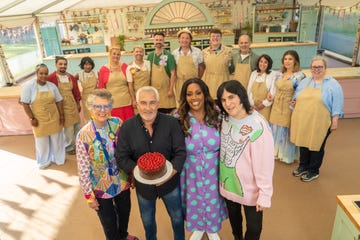 noel fielding, alison hammond, paul hollywood and prue leith in great british bake off season 15