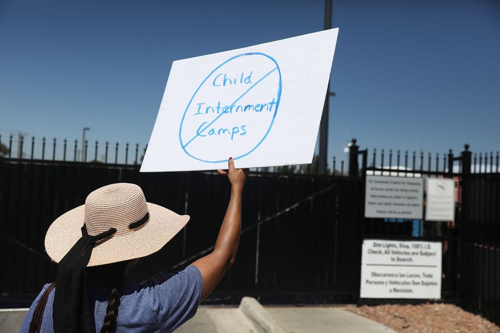 Protest Over The Separation Of Incarcerated Immigrant Families And Children Held In El Paso, Texas