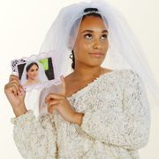 Skin, Veil, Wedding dress, Bride, Dress, Headpiece, Bridal clothing, Photography, Gown, Bridal veil, 