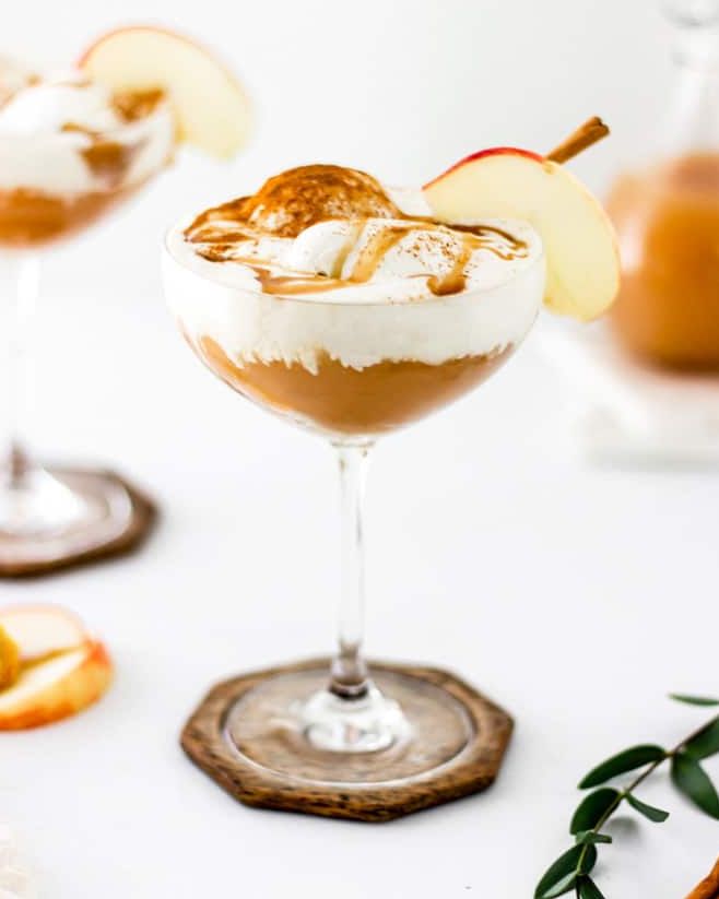 non alcoholic thanksgiving drinks apple cider floats