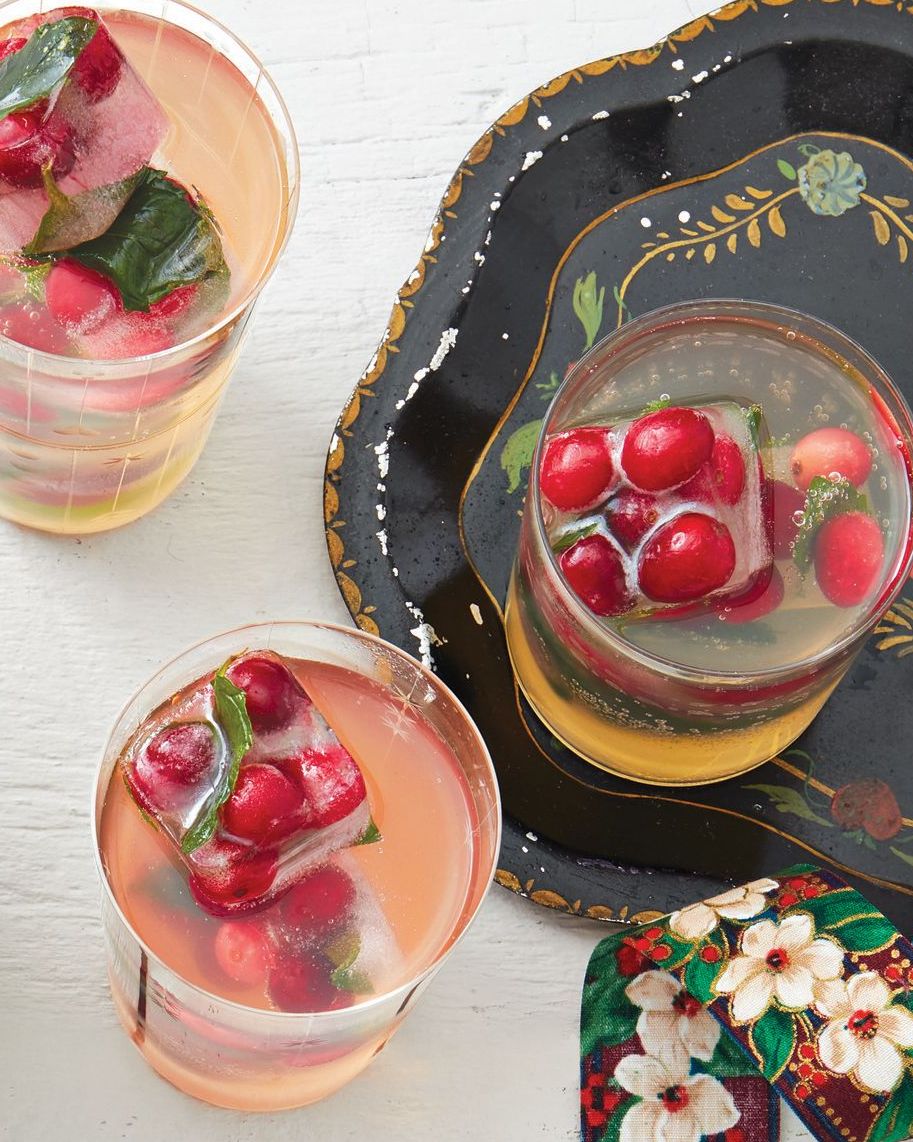 non alcoholic thanksgiving drinks white grape punch with cranberry ice