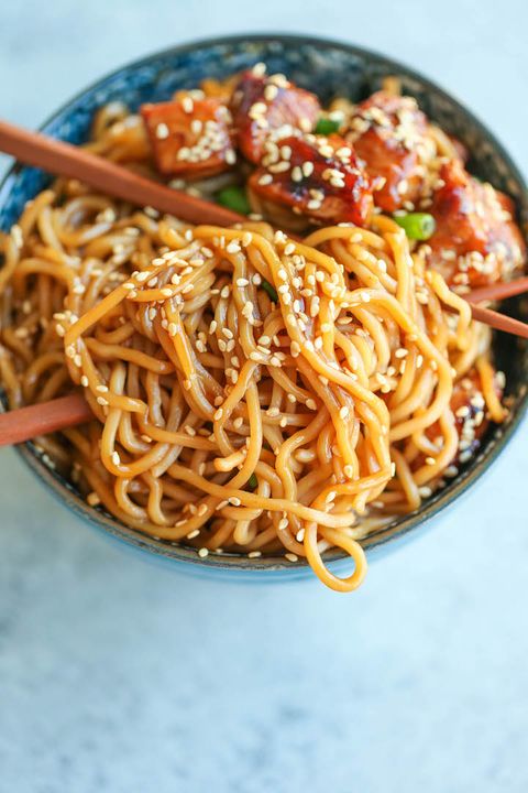 noodle bowl teriyaki chicken