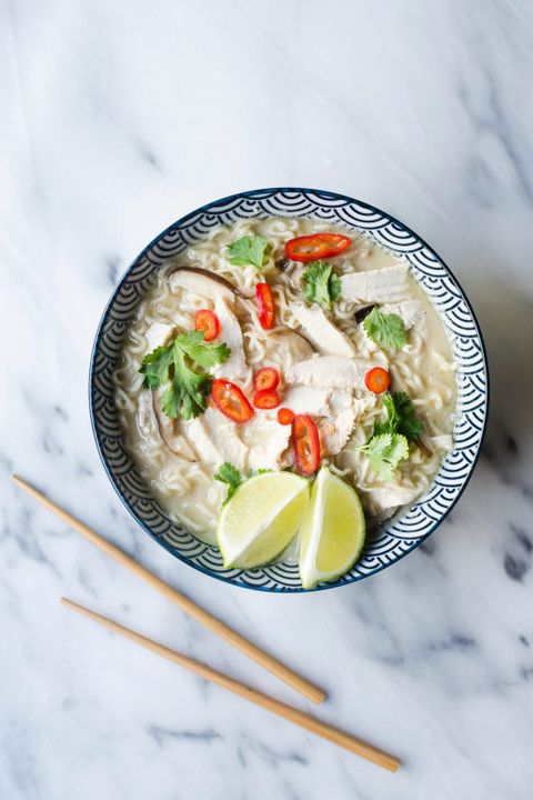 noodle bowl thai inspired tom kha soup