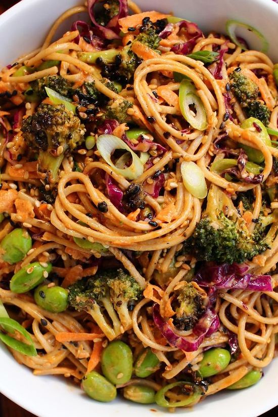 broccoli noodle salad delishcom
