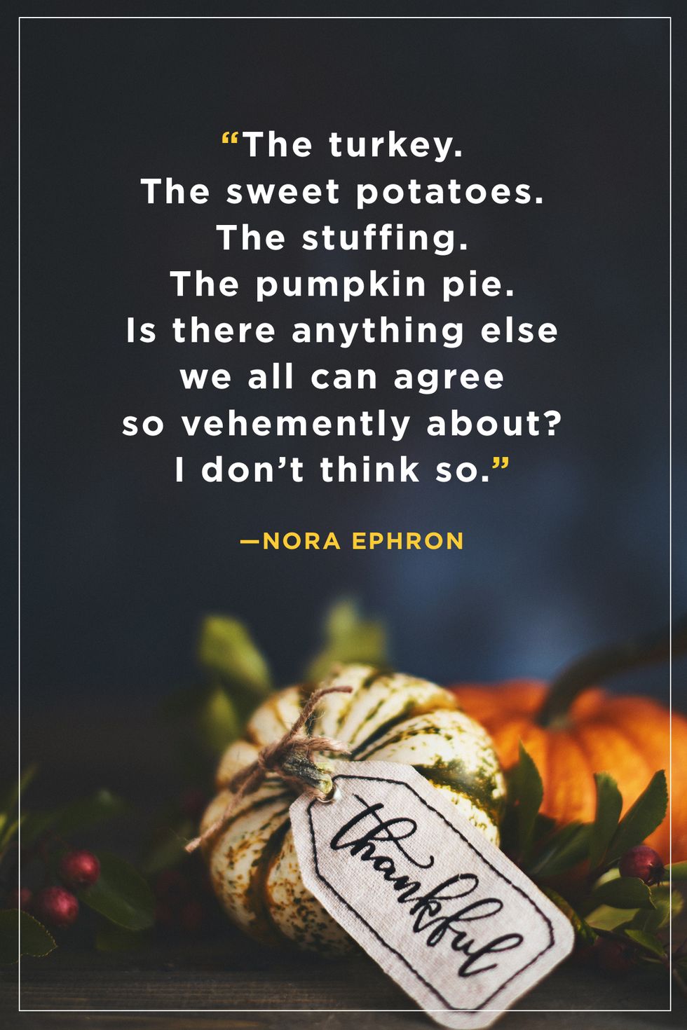 Thanksgiving Quotes Nora Ephron