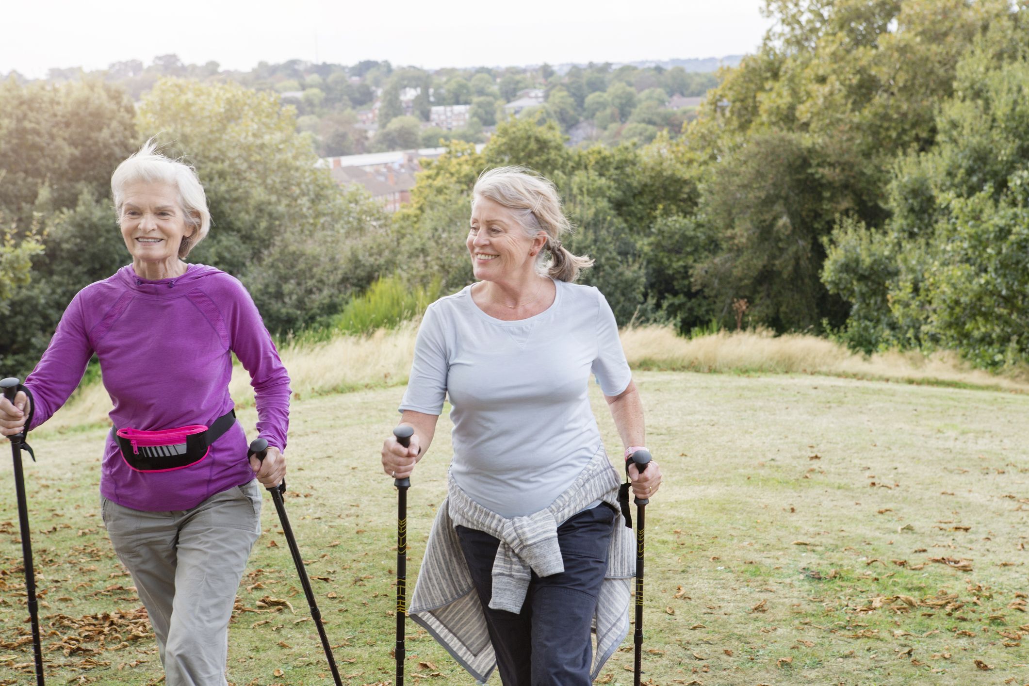 logo Pathologisch Mark Nordic walking: Benefits and how to burn more calories