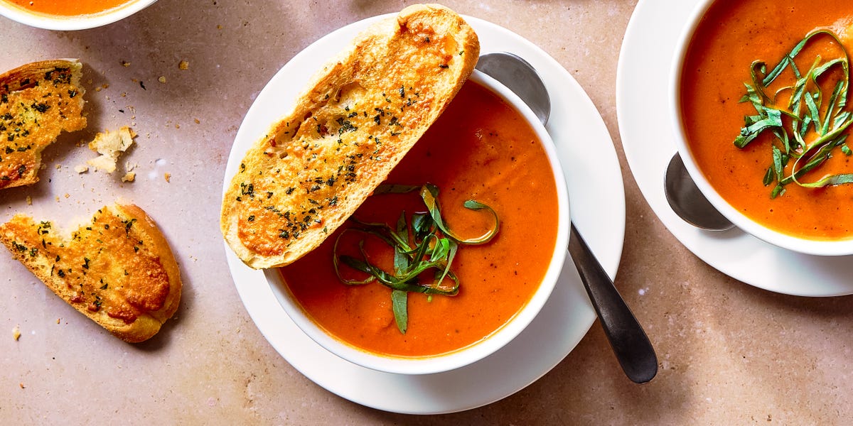 preview for This Nordstrom Tomato Basil Soup Comes Complete With Crusty Parmesan Crostini