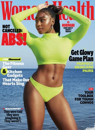 women's health december 2020 cover with normani