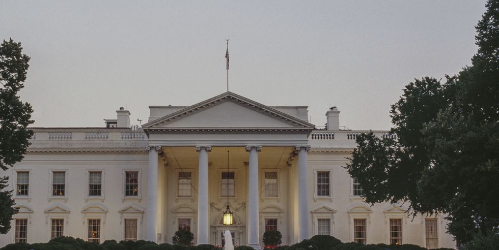 North Facade of White House, 1800, Washington DC