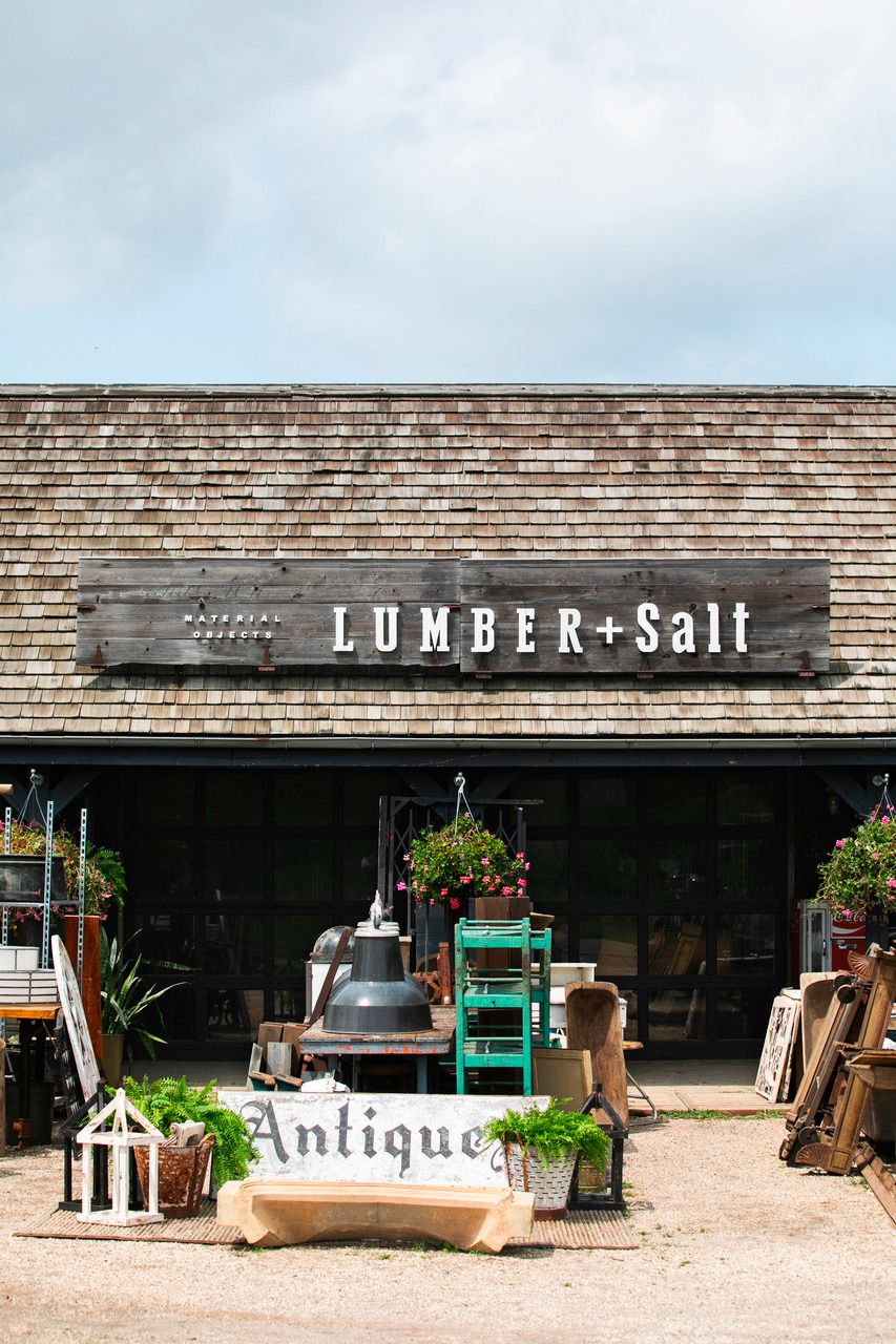lumber and salt store exterior in greenport new york