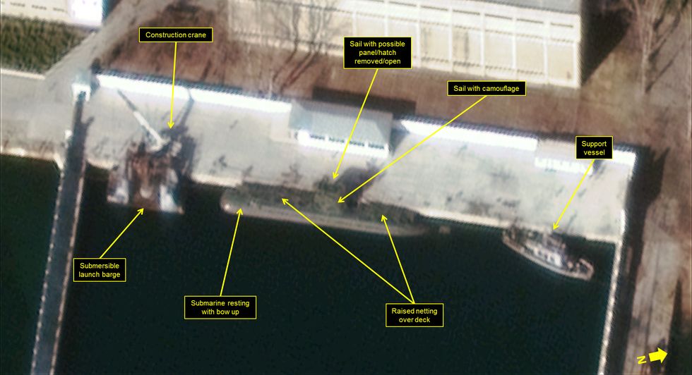 north koreas ballistic missile submarine program